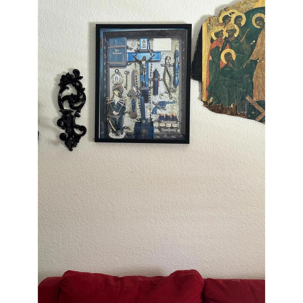 Vampire Slayer Kit Poster Blue Lady of Seven Sorrows 16” x 20” Print Goth Decor - Picture 3 of 5